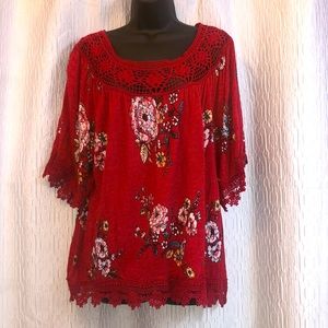 Beautiful Red Blouse